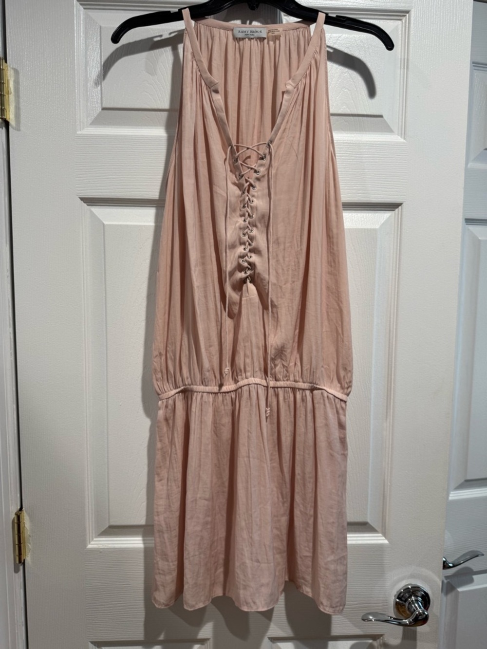 Ramy Brook Alexandra lace up mini dress